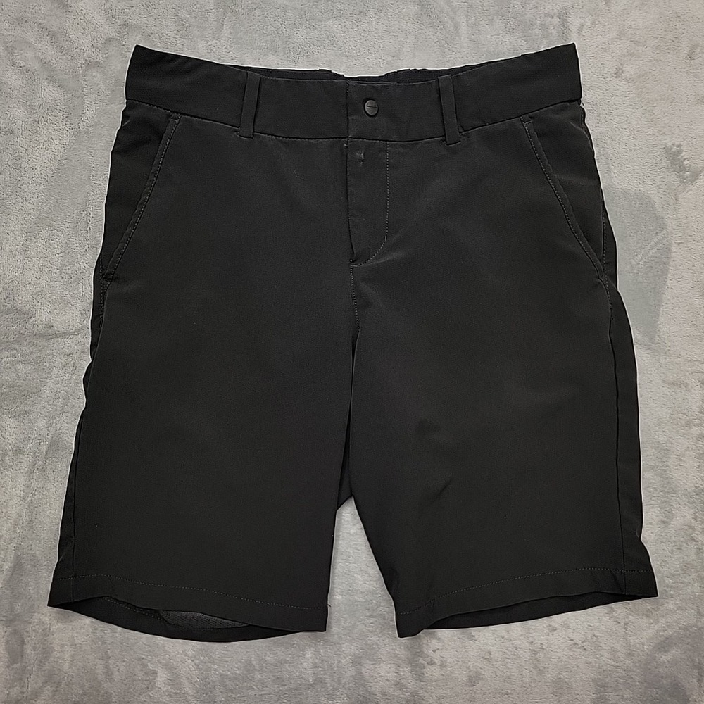 Nikegolf Shorts Boys Large Black CU9880-010 Dri-Fit Golf Performance Activewear